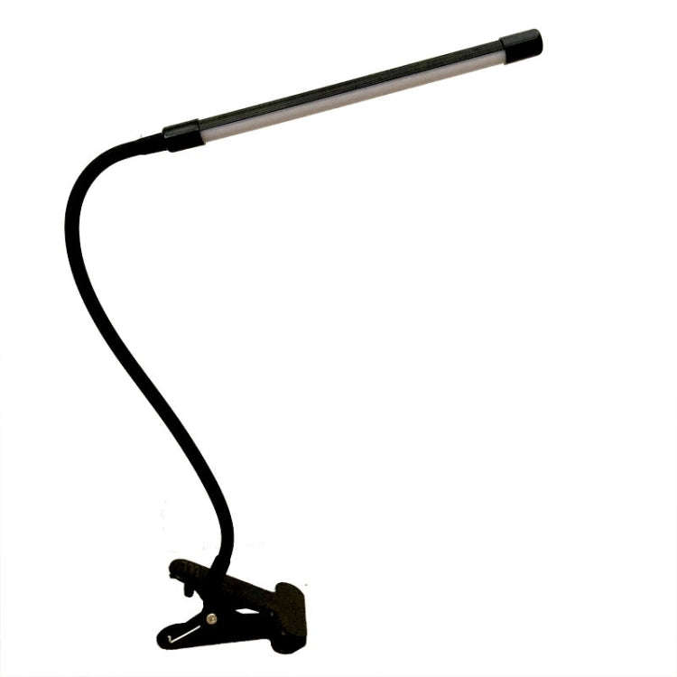LED Table Lamp With Clamp & Flexible Gooseneck USB Reading Light Bedside Lamp, Spec: White Light ...