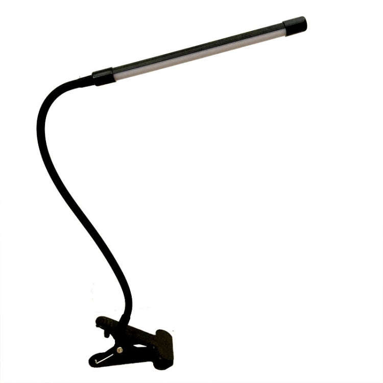 LED Table Lamp With Clamp & Flexible Gooseneck USB Reading Light Bedside Lamp, Spec: 4 Buttons Di...