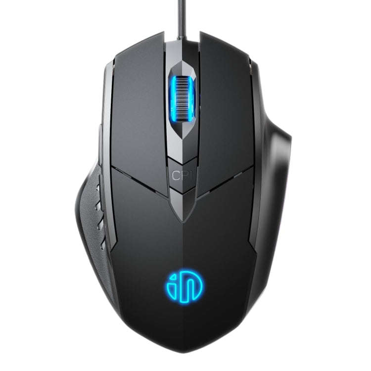 Inphic PW1H Wired Silent Illuminated Computer Gaming 6-Button Mouse(Black)