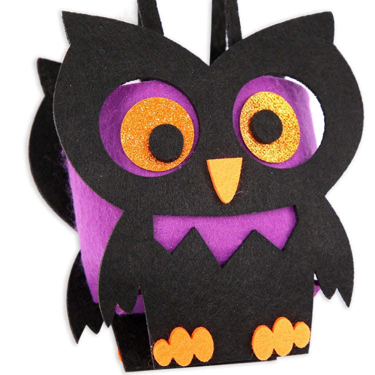 Halloween Felt Candy Bag Party Costume Three-Dimensional Handbag, Color: Scared Skull