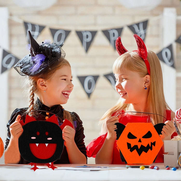 Halloween Felt Candy Bag Party Costume Three-Dimensional Handbag, Color: Scared Skull
