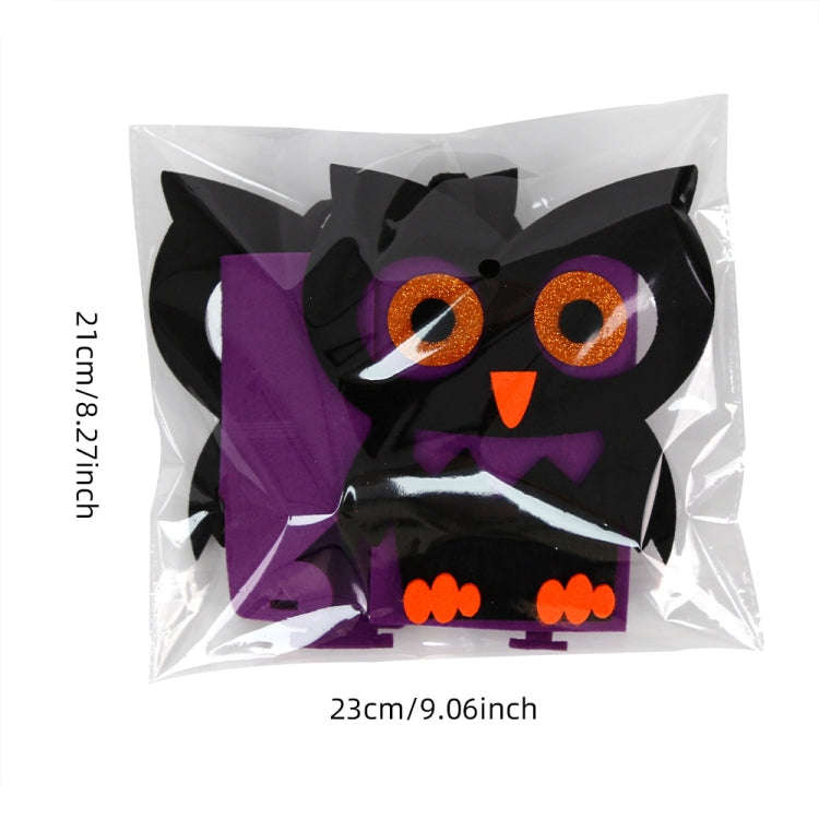 Halloween Felt Candy Bag Party Costume Three-Dimensional Handbag, Color: Scared Skull