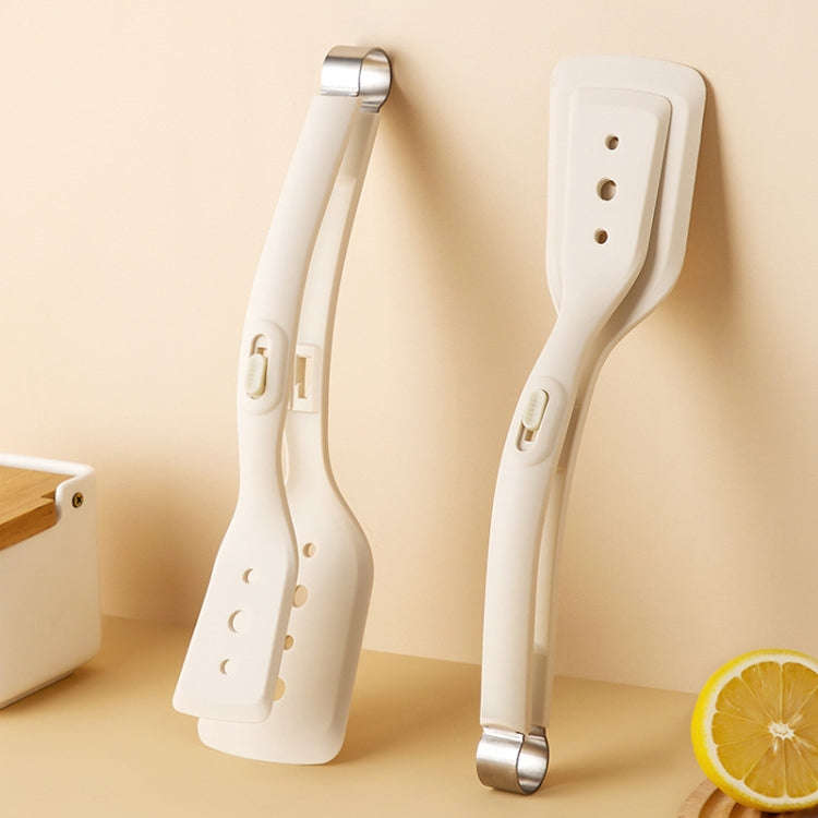 Household Spatula Clip Kitchen Anti-Scald And High Temperature Resistant Food Clamp(White)