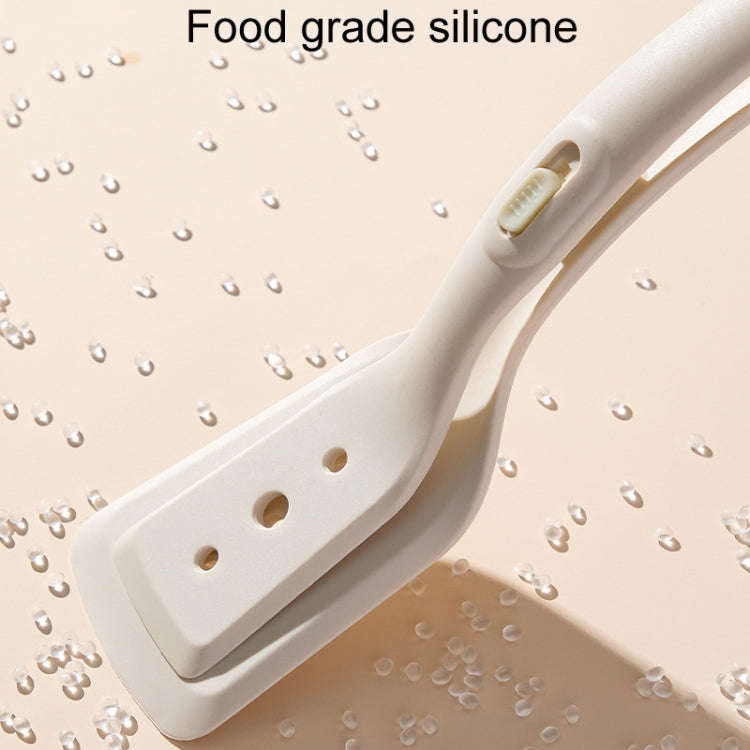 Household Spatula Clip Kitchen Anti-Scald And High Temperature Resistant Food Clamp(White)
