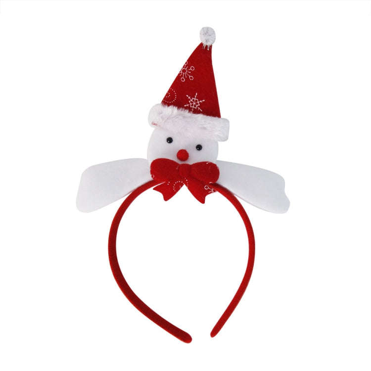 Christmas Party Decoration Headband Children Festival Hair Accessories, Color: Red Hat Snowman