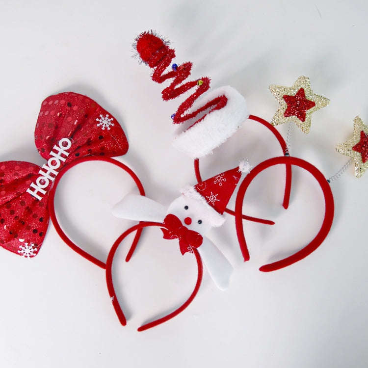 Christmas Party Decoration Headband Children Festival Hair Accessories, Color: Spiral Christmas Tree