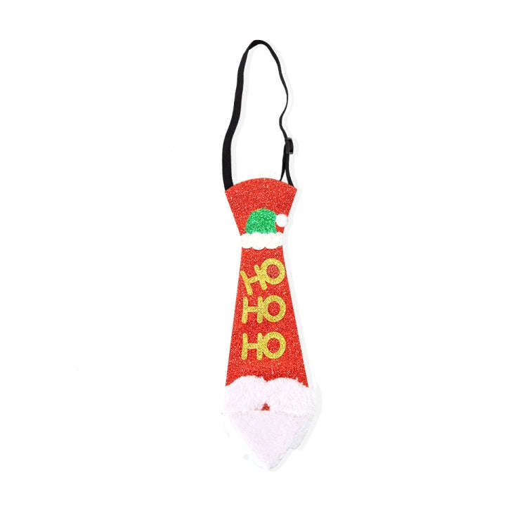 Christmas Children Cartoon Ties Holiday Party Performance Costume Props, Color: HOHO Beard