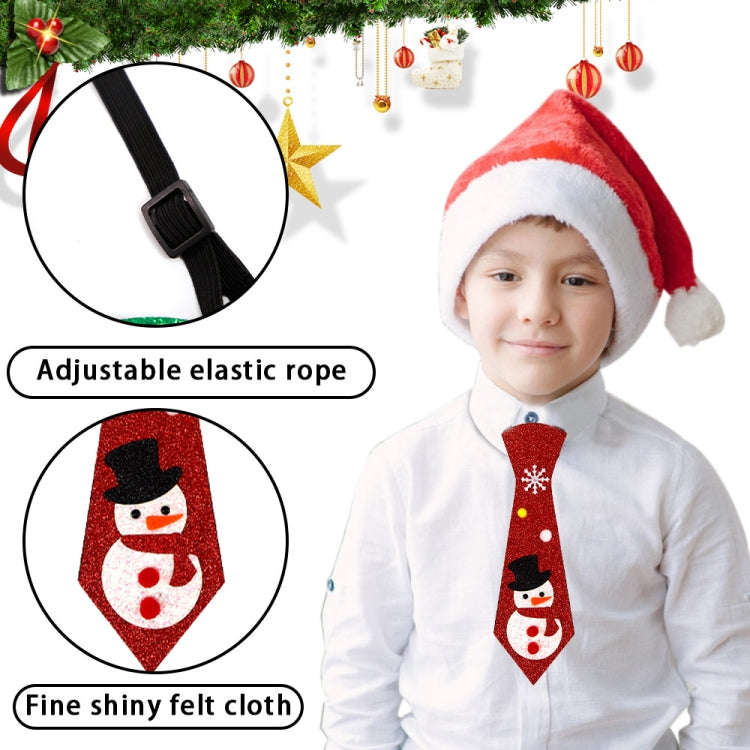 Christmas Children Cartoon Ties Holiday Party Performance Costume Props, Color: HOHO Beard