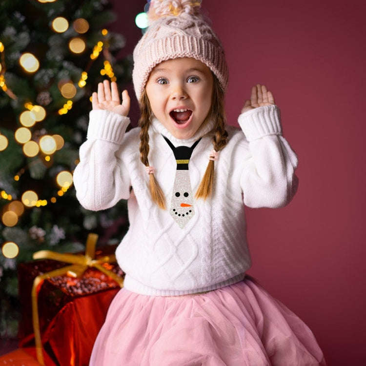Christmas Children Cartoon Ties Holiday Party Performance Costume Props, Color: HOHO Beard