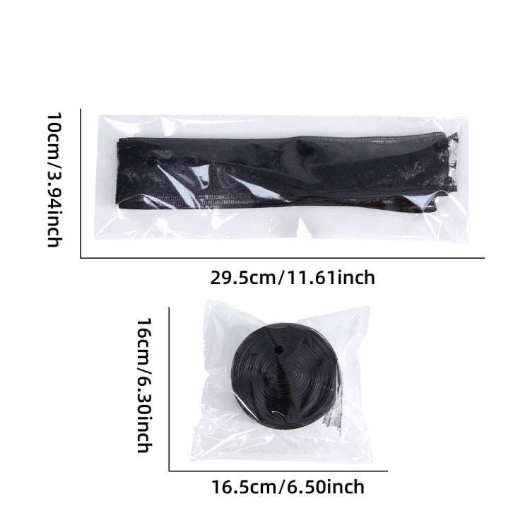 10m Halloween Decoration Gold-stamped Cartoon DIY Bow Ribbon(Black Pumpkin Spider Web)