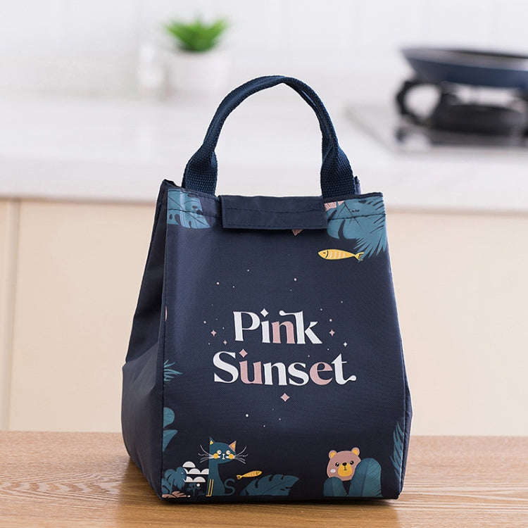 Lunch Thermal Bag Cooler Picnic Tote Food Bag Large Capacity  Insulated Storage Pack, Style: Lazy...