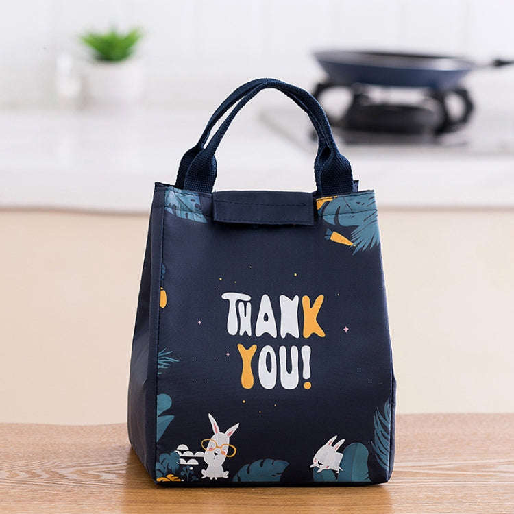 Lunch Thermal Bag Cooler Picnic Tote Food Bag Large Capacity  Insulated Storage Pack, Style: Whit...