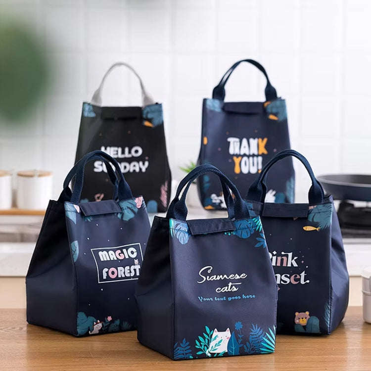 Lunch Thermal Bag Cooler Picnic Tote Food Bag Large Capacity  Insulated Storage Pack, Style: Big ...