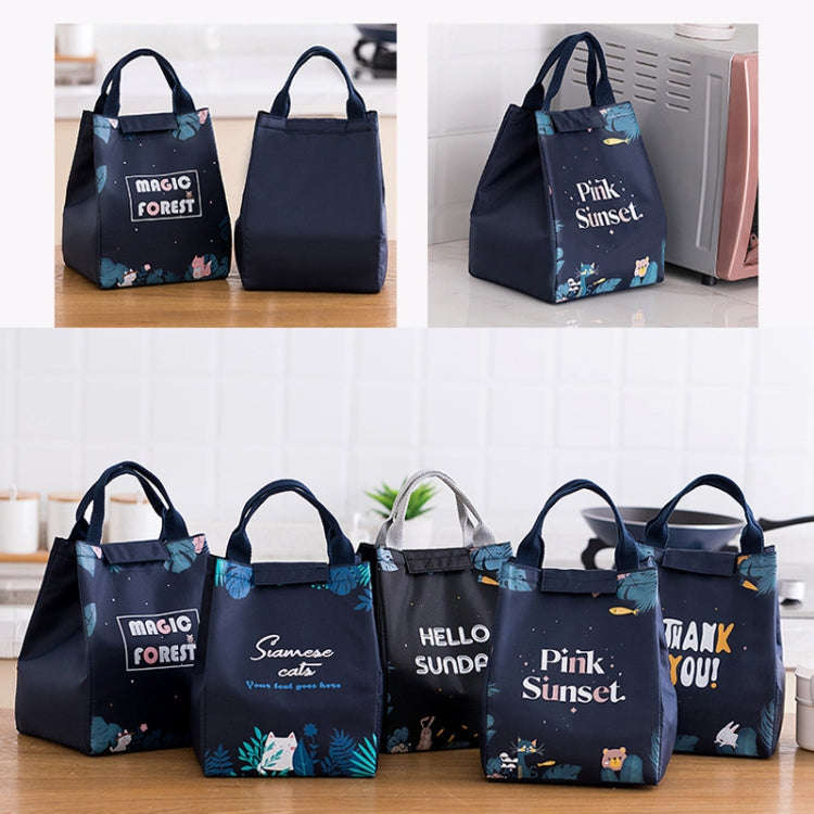 Lunch Thermal Bag Cooler Picnic Tote Food Bag Large Capacity  Insulated Storage Pack, Style: Big ...