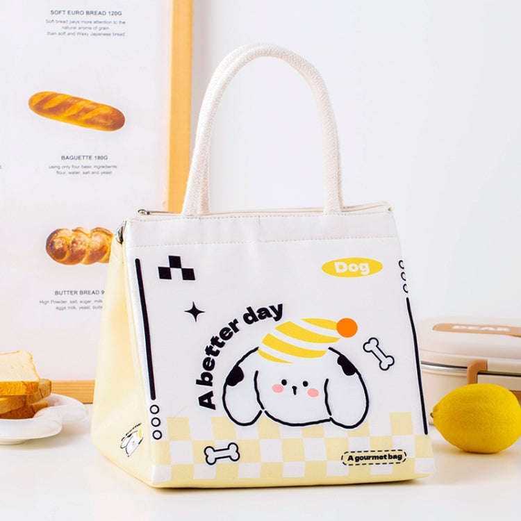 Cute Cartoon Portable Thermal Bento Bag Thickened Aluminum Film Insulation Lunch Box Storage Bag,...
