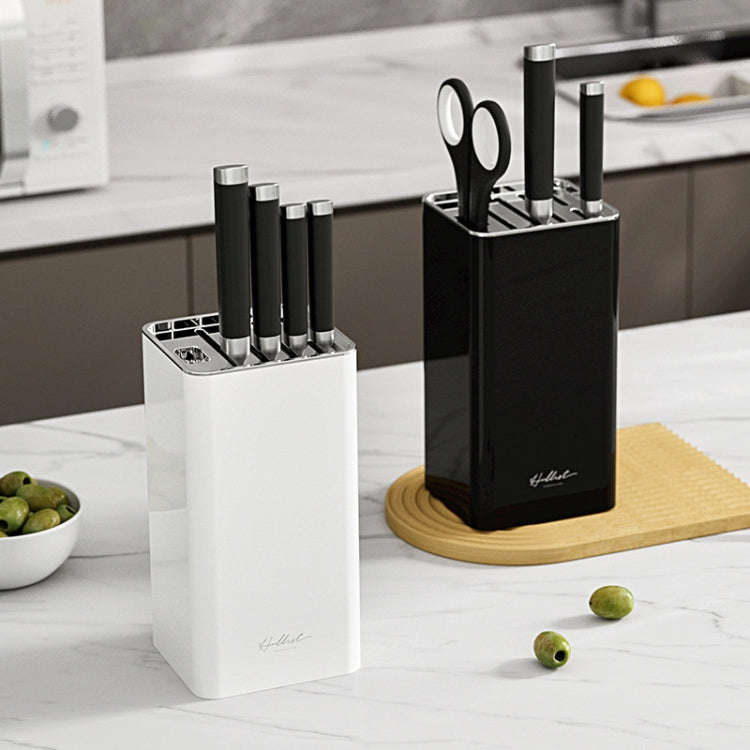 Kitchen Knife Organizer Household Cooking Knife Storage Rack(Black)
