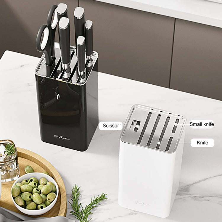 Kitchen Knife Organizer Household Cooking Knife Storage Rack(Black)