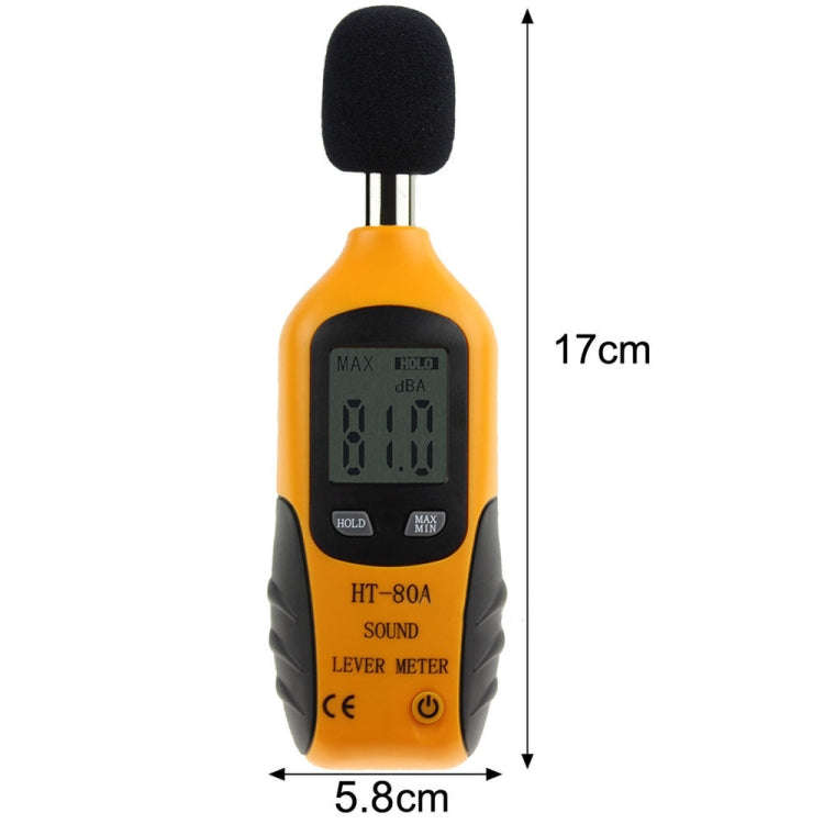 HT-80A Small LCD Digital Display Noise Tester Portable Precision Noise Meter