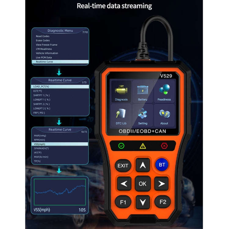 OBD Car Battery Fault Scanning Diagnostic Instrument