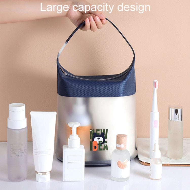 Outdoor Traveling Waterproof Swimming Bag Portable Toiletry Organizer Pack(Navy Blue)