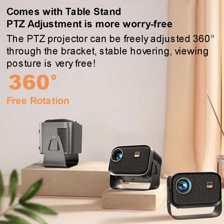 Same Screen Version For Mobile Phone Portable Mini Projector Smart Home Theater(US Plug)