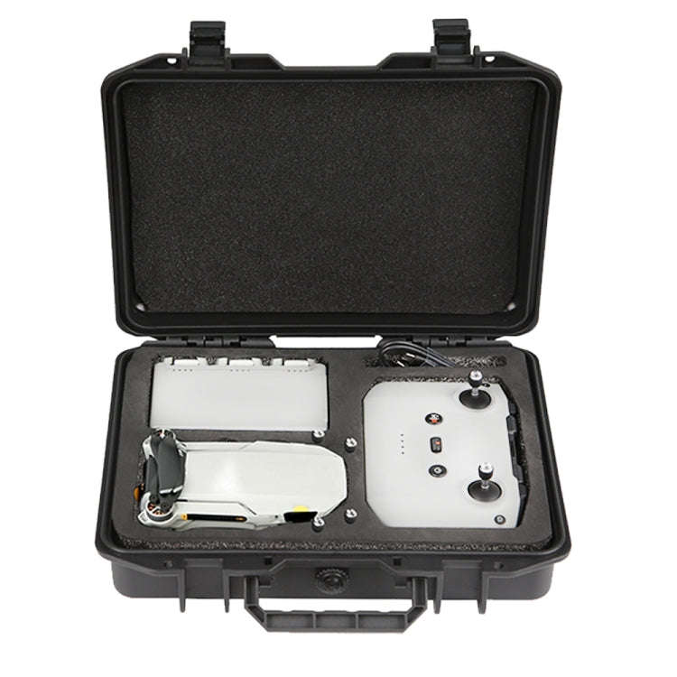 For DJI Mini 4K / Mini 2 SE / Mini 2 Suitcase Explosion-Proof Box Compatible With RC-N1 / N2(Black)