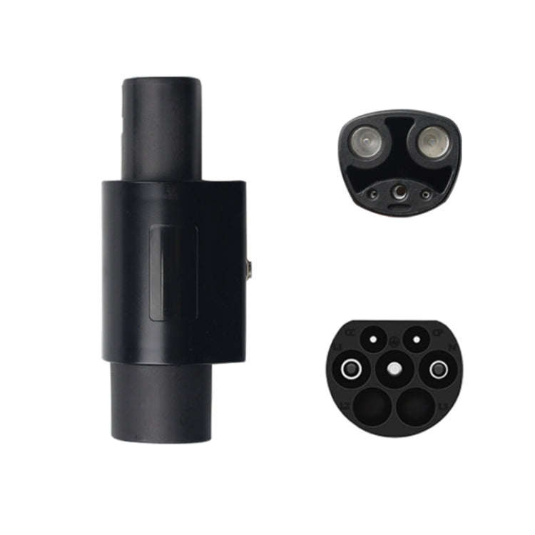 TYPE2-For Tesla New Energy Vehicle Charging Pile Adapter(Black)