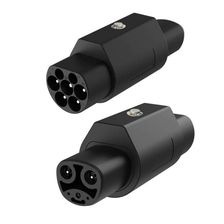 TYPE2-For Tesla New Energy Vehicle Charging Pile Adapter(Black)