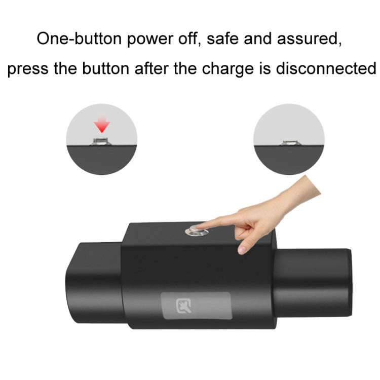 TYPE2-For Tesla New Energy Vehicle Charging Pile Adapter(Black)