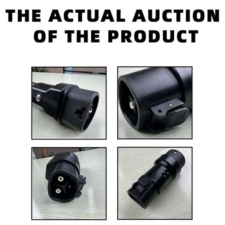For Tesla-TYPE2 Electric Vehicle Charging Station Adapter Conversion Head(QYTZO-32-220V)