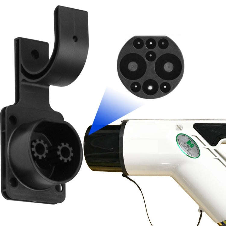 Electric Vehicle Charging Pile Hanging Wire Fixing Bracket(Black)