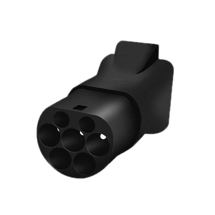 New Energy Vehicle EU Standard Power Supply TYPE2 Charging Pile Converter Plug(Black)