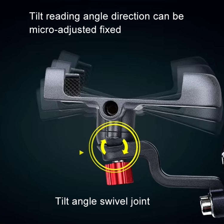 PROMEND Aluminum Alloy Cell Phone Holder Adjustable Angle Rotating Motorcycle Navigation Support,...