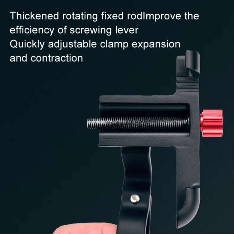 PROMEND Aluminum Alloy Cell Phone Holder Adjustable Angle Rotating Motorcycle Navigation Support,...