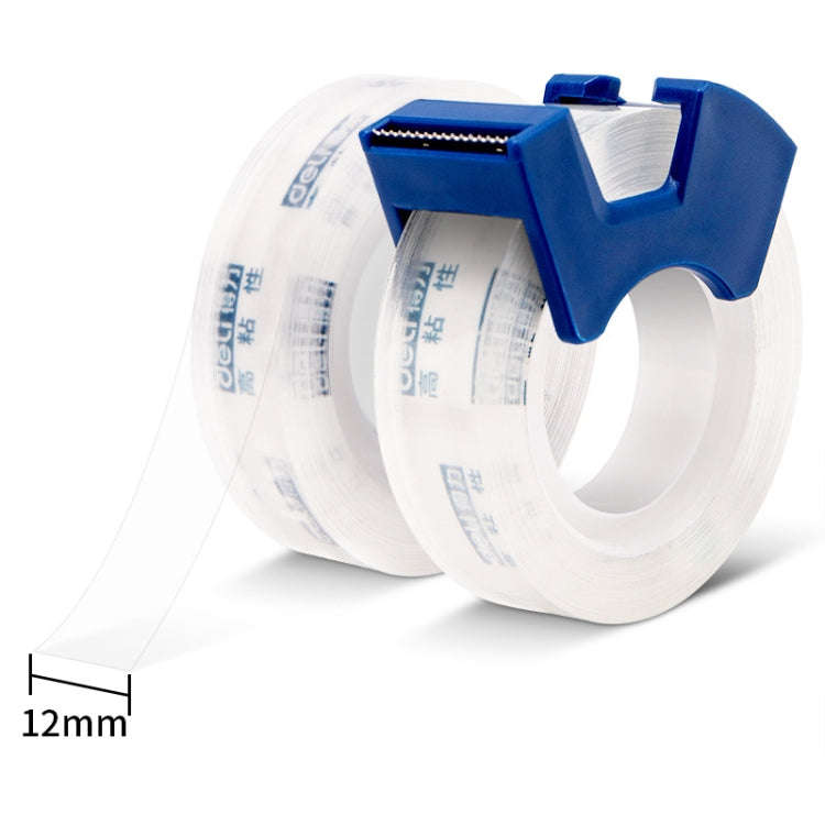 Deli Transparent Tape Student Stationery Office Correction Questions Sticky Typo Tape With Cutter