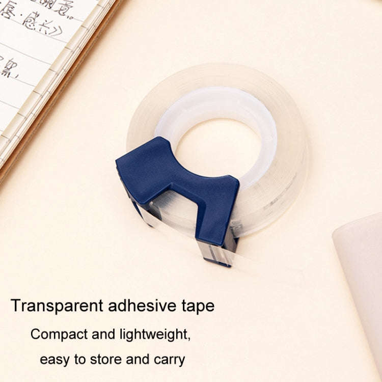 Deli Transparent Tape Student Stationery Office Correction Questions Sticky Typo Tape With Cutter