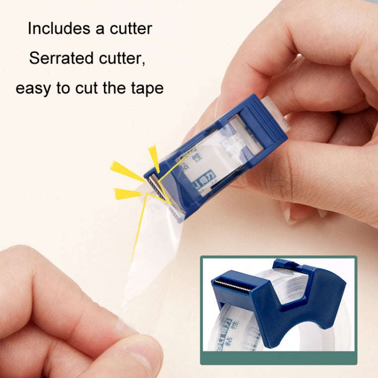 Deli Transparent Tape Student Stationery Office Correction Questions Sticky Typo Tape With Cutter