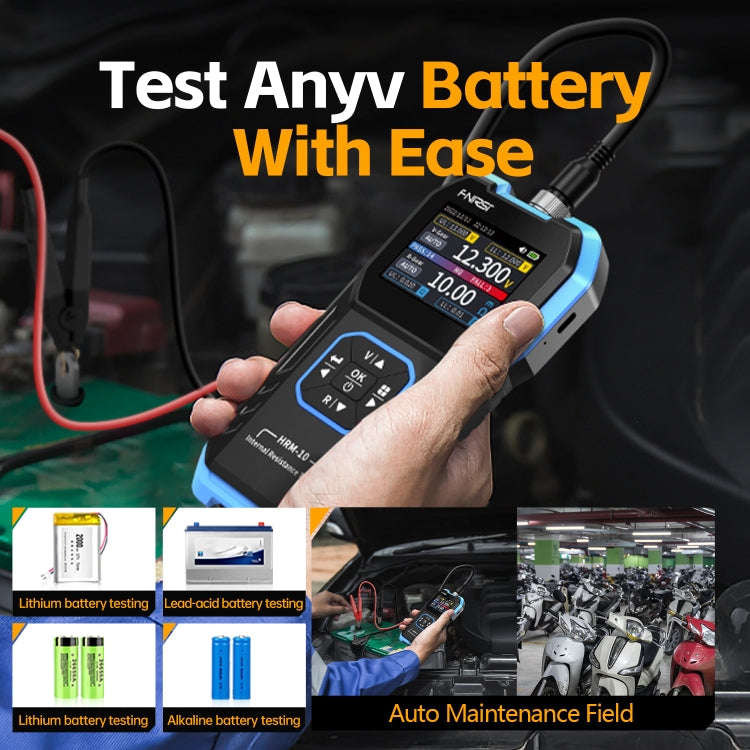 FNIRSI 18650 Lithium Battery Internal Resistance Voltage Measuring Instrument(HRM-10)