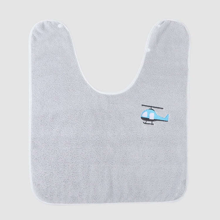 Children Wash Towel Brushing Baby Bib Not Wetsuit Multifunctional Facial Washing Towel, Color: Gr...