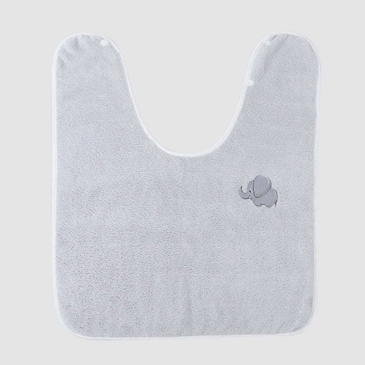 Children Wash Towel Brushing Baby Bib Not Wetsuit Multifunctional Facial Washing Towel, Color: Gr...