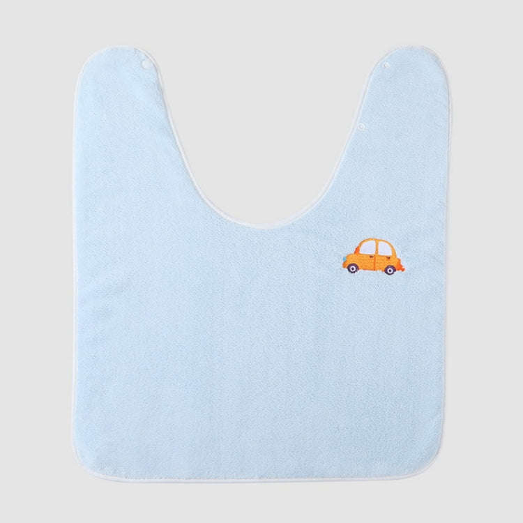 Children Wash Towel Brushing Baby Bib Not Wetsuit Multifunctional Facial Washing Towel, Color: Bl...