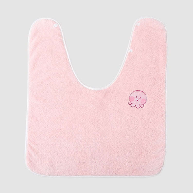 Children Wash Towel Brushing Baby Bib Not Wetsuit Multifunctional Facial Washing Towel, Color: Pi...