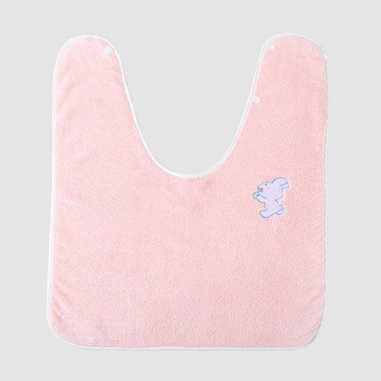 Children Wash Towel Brushing Baby Bib Not Wetsuit Multifunctional Facial Washing Towel, Color: Pi...
