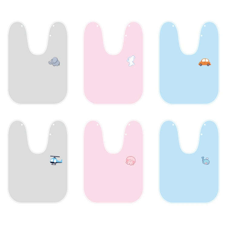 Children Wash Towel Brushing Baby Bib Not Wetsuit Multifunctional Facial Washing Towel, Color: Pi...