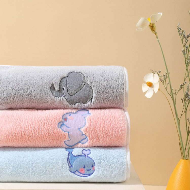 Children Wash Towel Brushing Baby Bib Not Wetsuit Multifunctional Facial Washing Towel, Color: Pi...