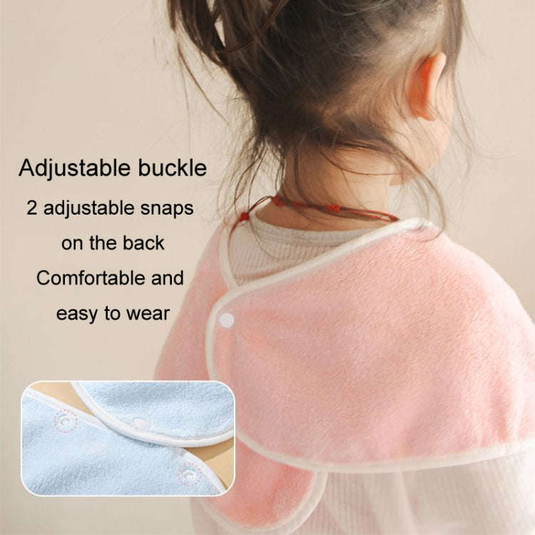 Children Wash Towel Brushing Baby Bib Not Wetsuit Multifunctional Facial Washing Towel, Color: Pi...