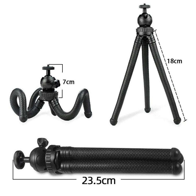 Octopus Fish Silicone Camera Tripod Desktop Folding Stand Single Tripod