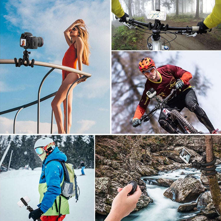 Octopus Fish Silicone Camera Tripod Desktop Folding Stand Single Tripod