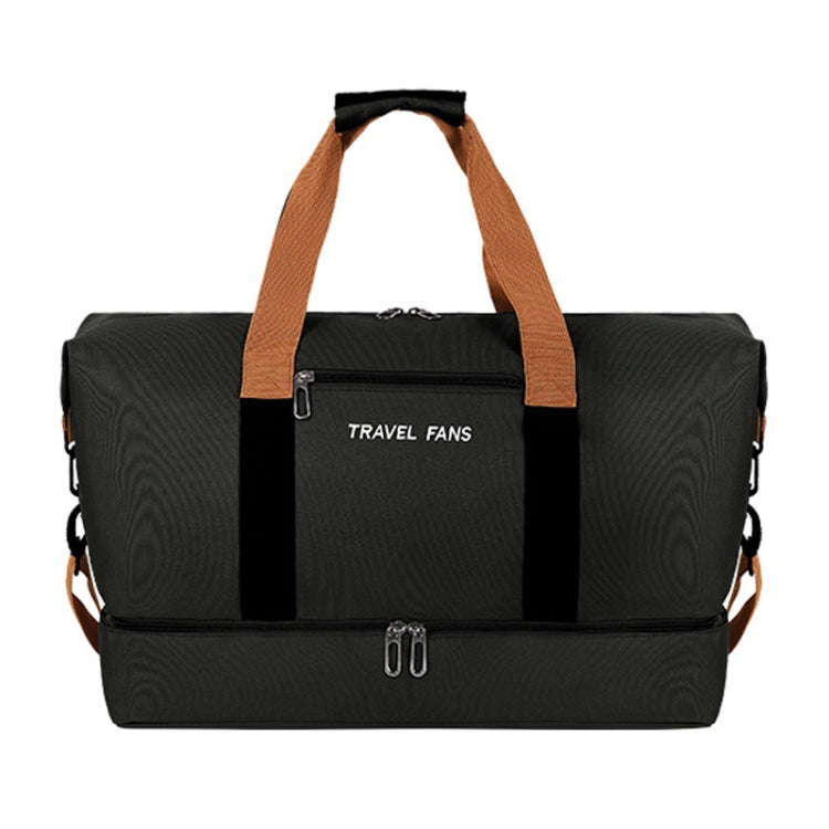 Set Trolley Short Trip Traveling Bag Wet And Dry Separation Large Capacity Storage Pack(Bright Bl...