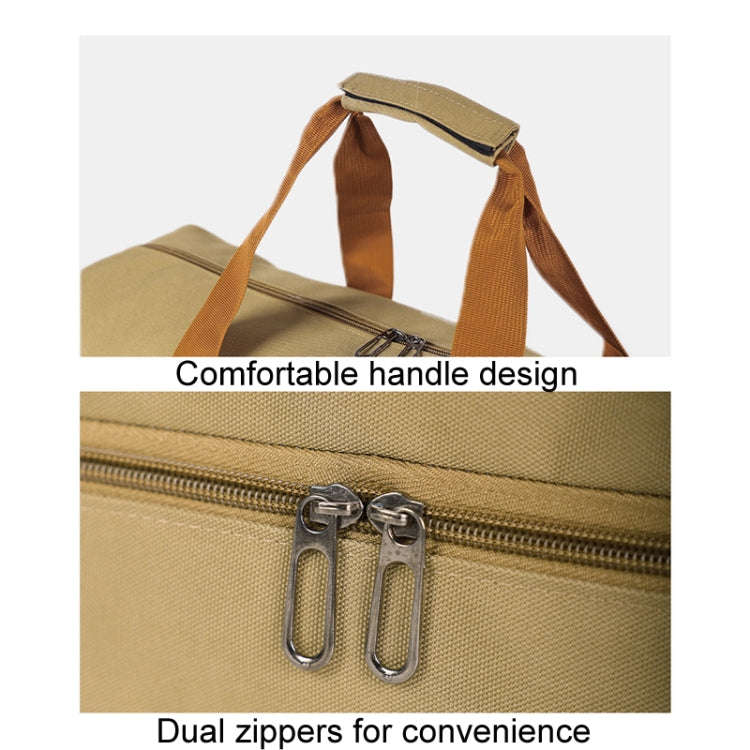 Set Trolley Short Trip Traveling Bag Wet And Dry Separation Large Capacity Storage Pack(Beige)